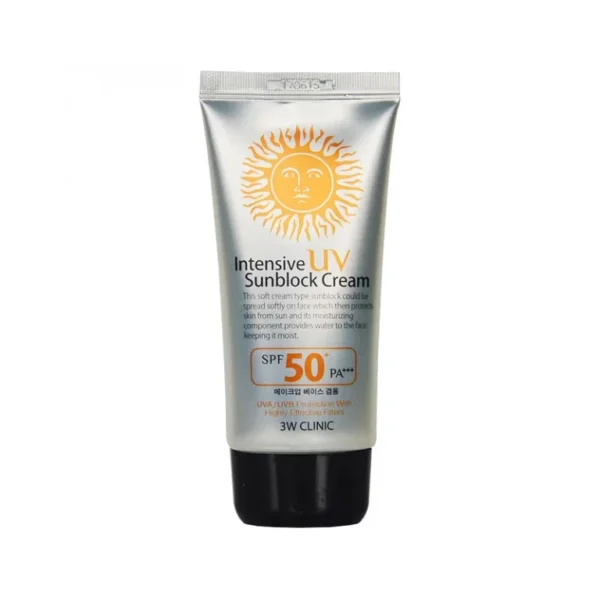 3W Clinic Intensive UV Sunblock Cream SPF50+ Pa+++ – 70ml