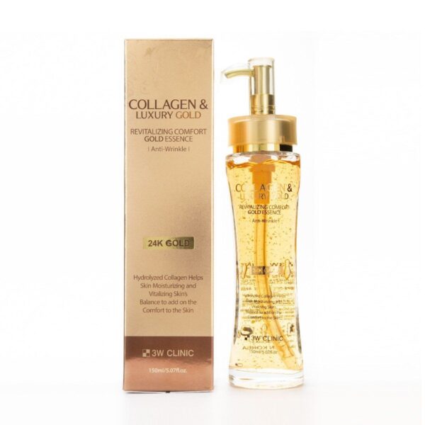 3W Clinic Collagen & Luxury Gold Revitalizing Comfort Gold Essence 150ml
